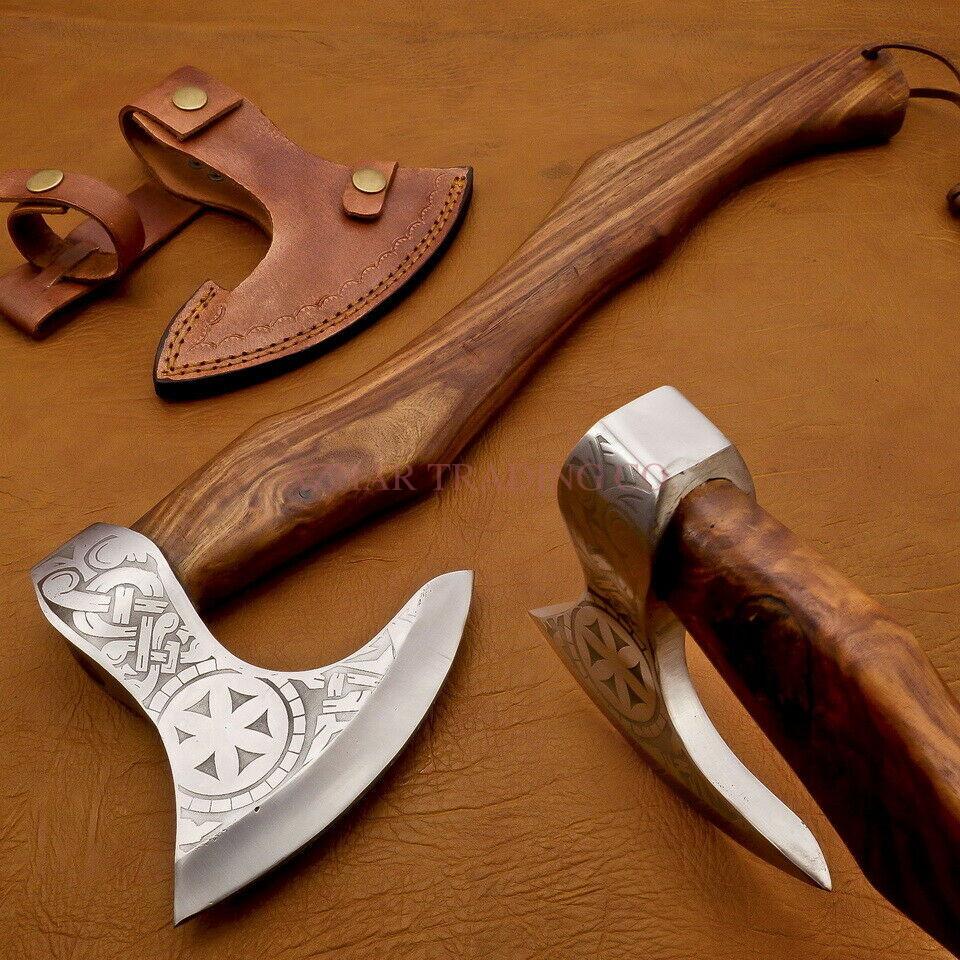 Handmade Viking Norse Battle Axe
