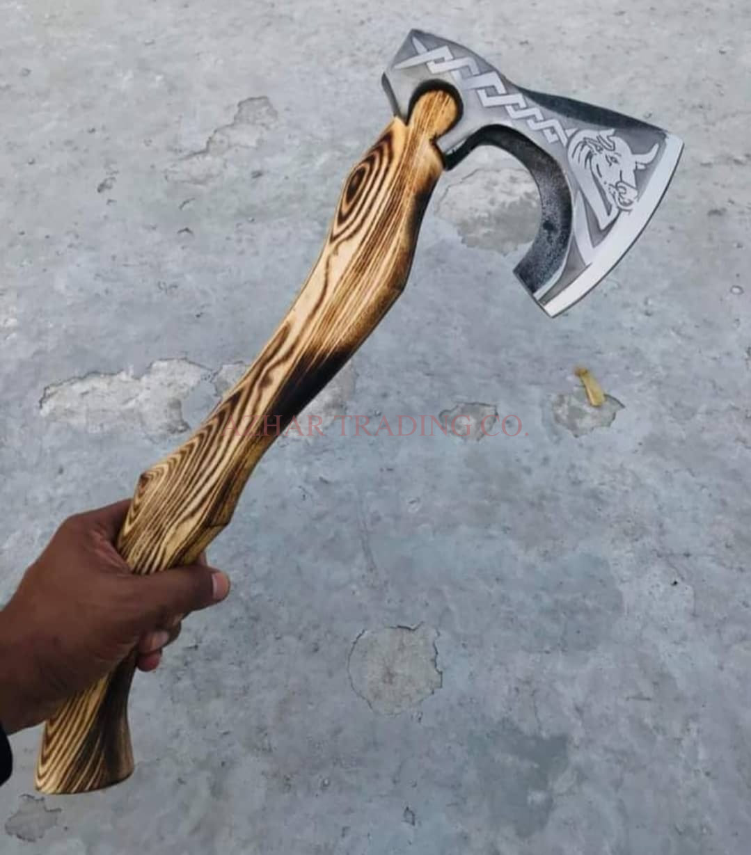 Handmade Viking Rustic Forged Axe