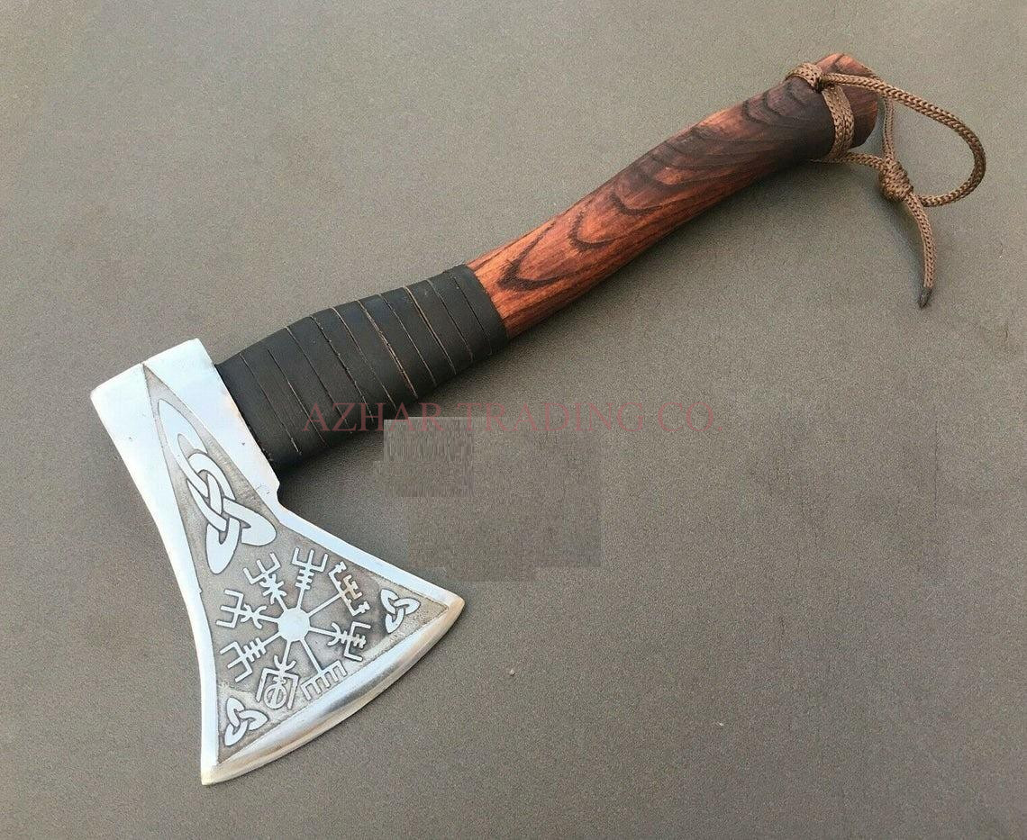 Handmade Viking Compact Bearded Axe