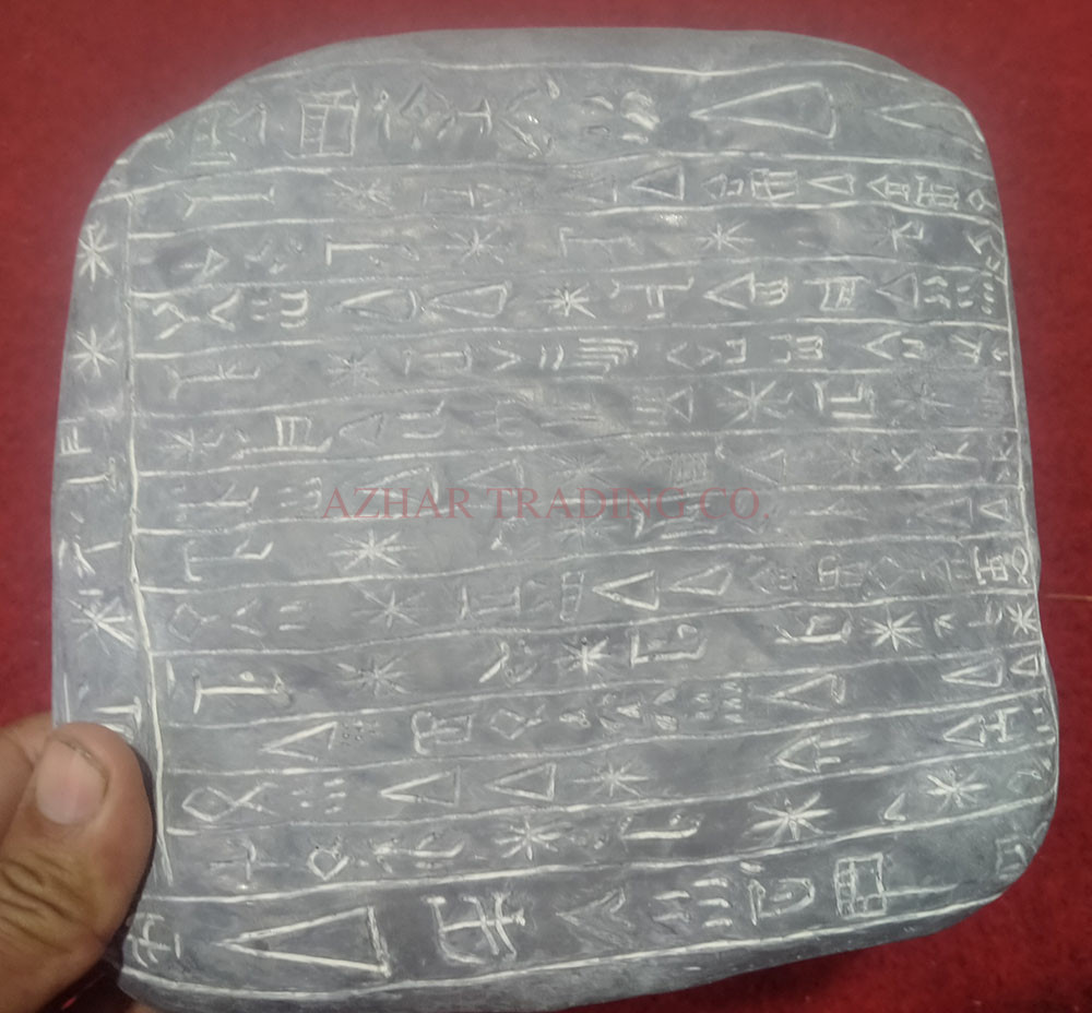 Supernatural Word of God Double-Sided Tablet Replica – Angel & Demon Resin Prop image 3