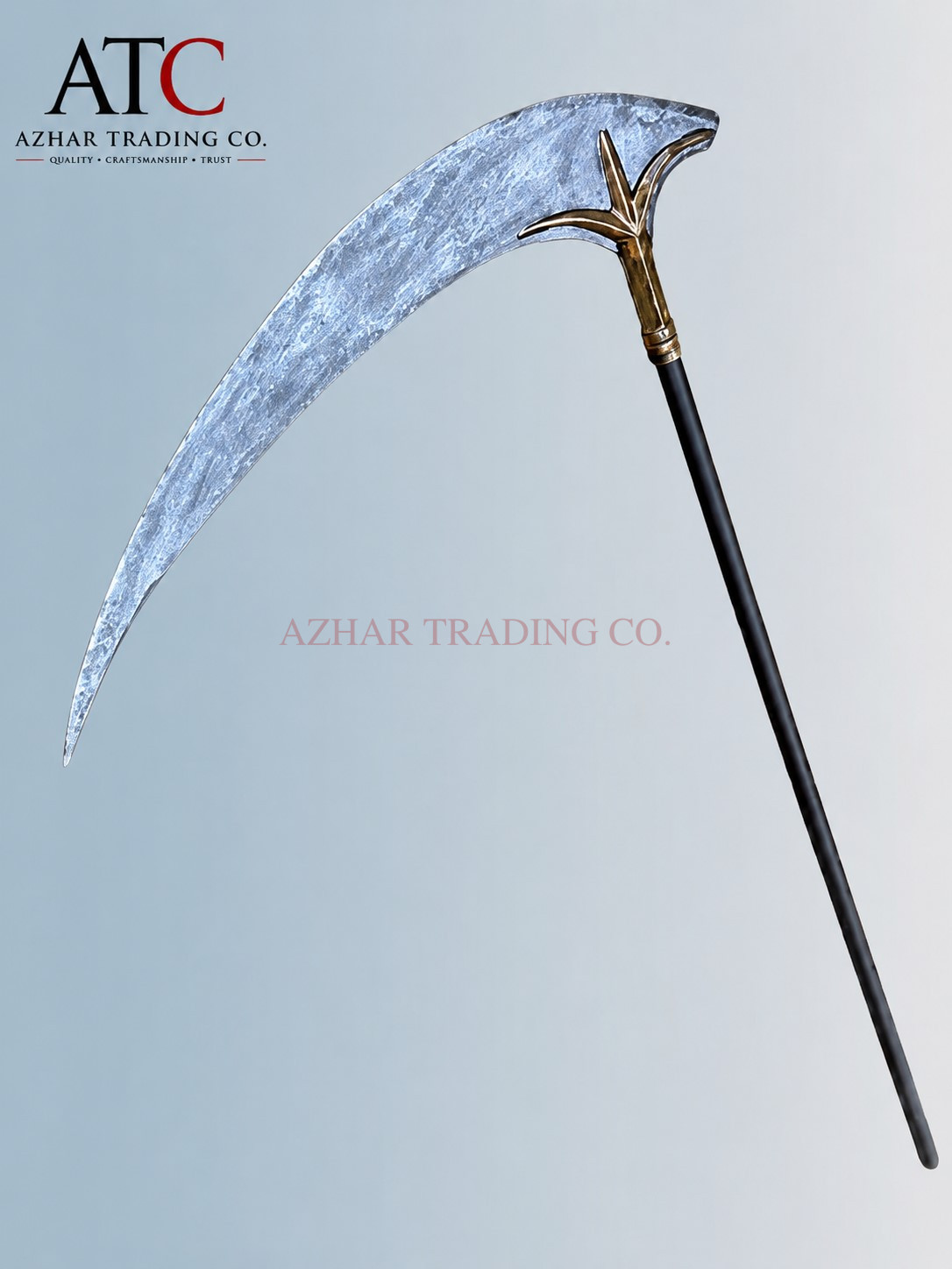 Supernatural-Inspired Death Scythe Replica – 70" Decorative Display Prop