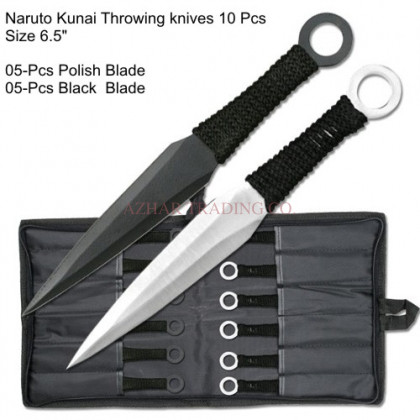 Ultimate Naruto Kunai 10-Piece Throwing Knife Set