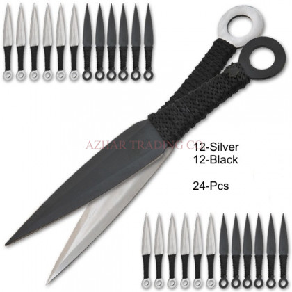Ultimate Naruto Kunai 24-Piece Mega Throwing Knife Setl