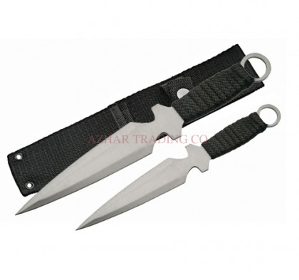 Tactical Shadow Kunai 2-Piece Throwing Knife Set