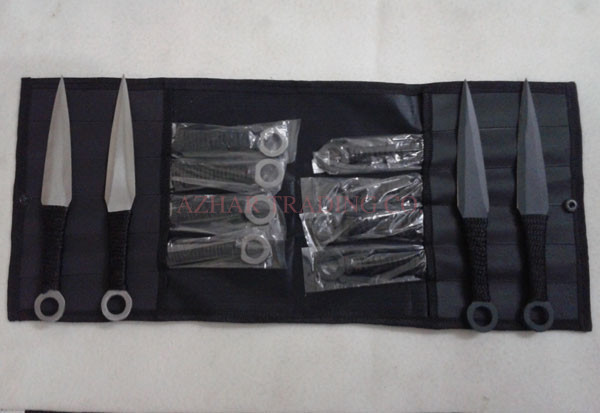 Premium Naruto Black & Silver 8.5-Inch Kunai 12-Piece Set image 2