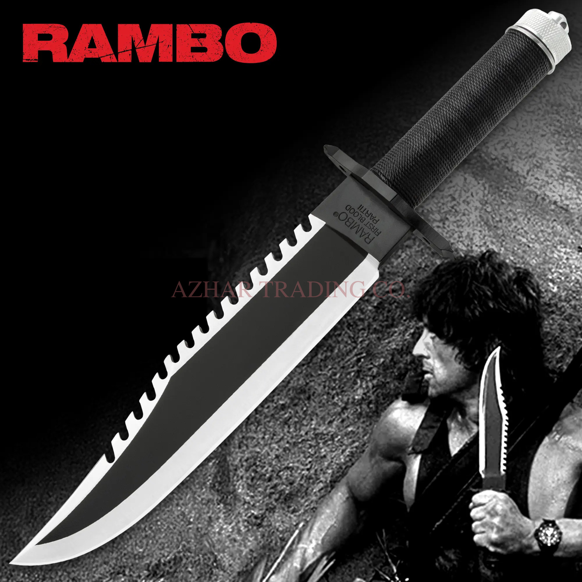 Rambo II First Blood Part II Inspired Survival Knife Replica