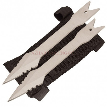 2-Piece Arrowhead Wrist Throwing Knife Set