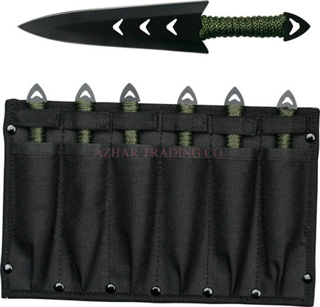 6-Piece Warrior Arrowhead Throwing Knife Set image 2