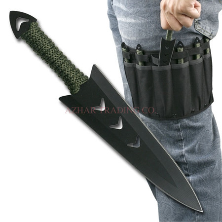6-Piece Warrior Arrowhead Throwing Knife Set image 6