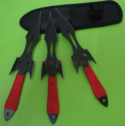 Triple Ring Throwing Knife Set (Large)