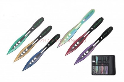 6-Piece Elite Multi-Color Throwing Knife Set