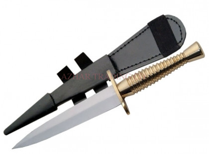 Gold British Commando Knife