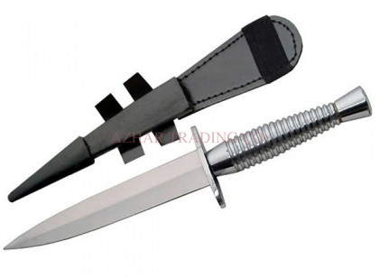 Silver British Commando Knife
