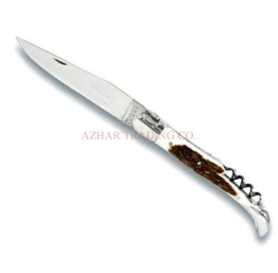 Laguiole Folding Knife 2 Piece Set – Stag Handle