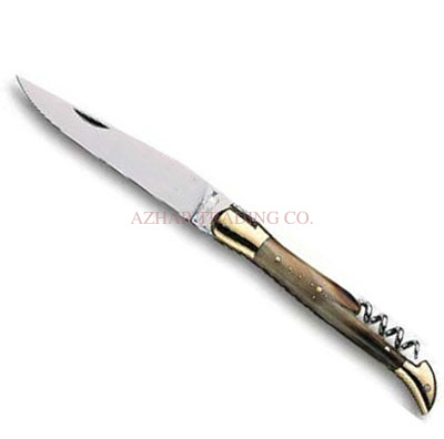 Laguiole Folding Knife 2 Piece Set – Horn Handle