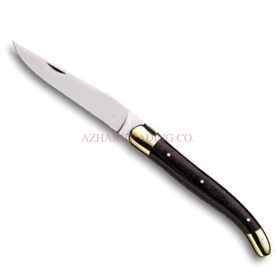 Laguiole Single Blade Folding Knife – Light Horn Handle