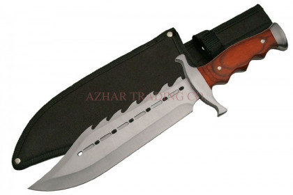 Gator Back Bowie Knife