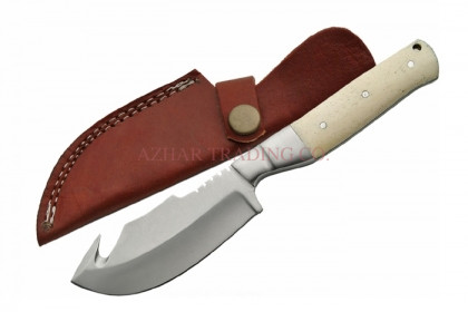 Gut Hook Knife (Bone Handle)