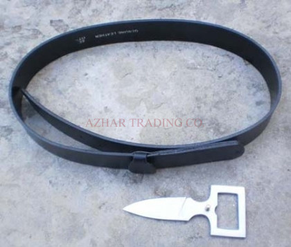 Knife Buckle Belt
