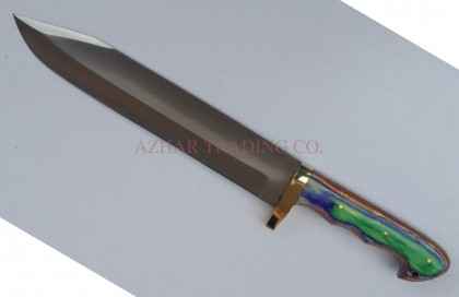 Hunting Knife (Green Accent Handle)