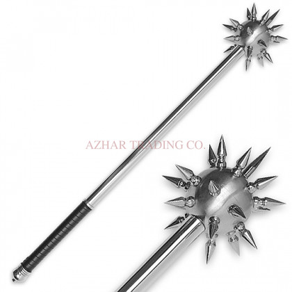 Giant Medieval War Mace with Removable Steel Spikes