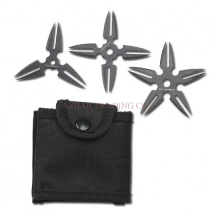 Polish Finish Ninja Throwing Star Set