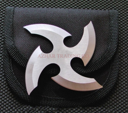 4-Point Spiral Ninja Throwing Star