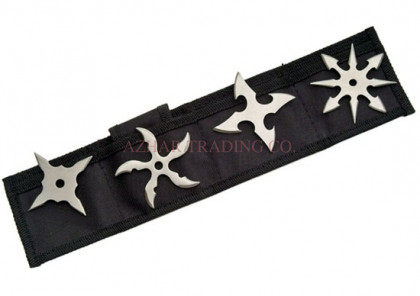 Silver Ninja Throwing Star Collection