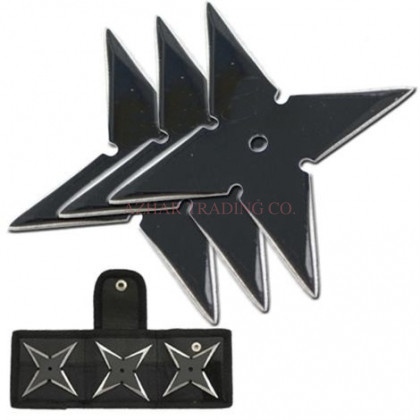 4-Point Ninja Throwing Star Set