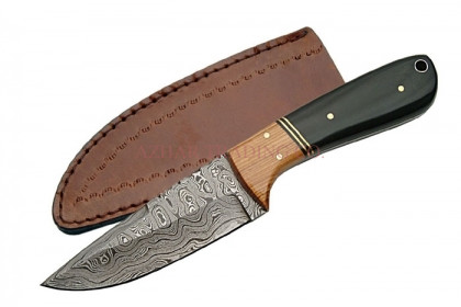 Damascus Hunter Knife (4" Blade)