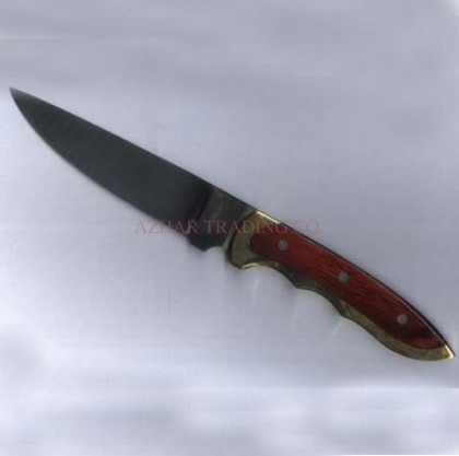 10-Inch Kitchen Knife with Colored Wood Handle