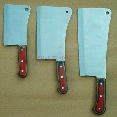 Professional 3-Piece Kitchen Cleaver Set