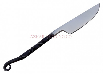 Hand Forged Twisted Handle Knife