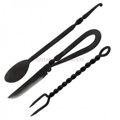 Hand Forged Medieval Dining Cutlery Set