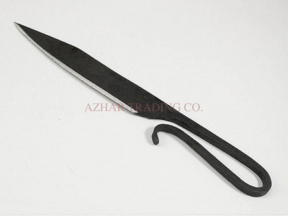 Hand Forged Long Narrow Hook Handle Knife
