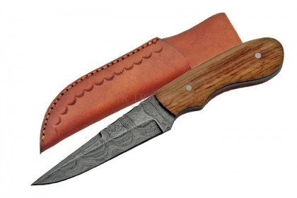Damascus Spear Hunter Knife