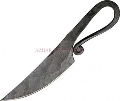 Hand Forged Scroll Handle Utility Knife