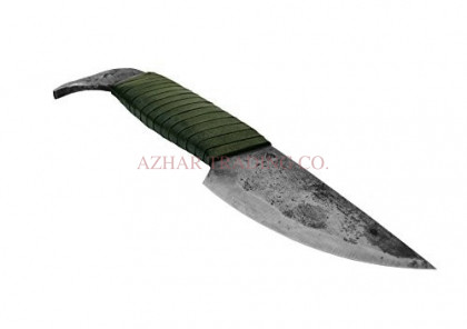 Hand Forged Leather Wrapped Utility Knife