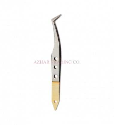 Curved Tip Fly Tying Tweezers image 2