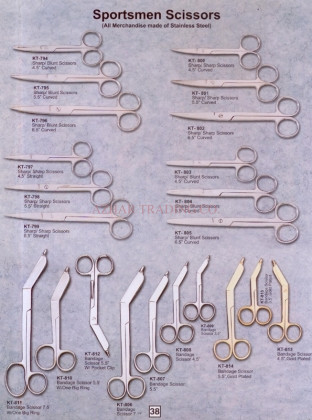 Sportsmen Fishing Scissors Collection