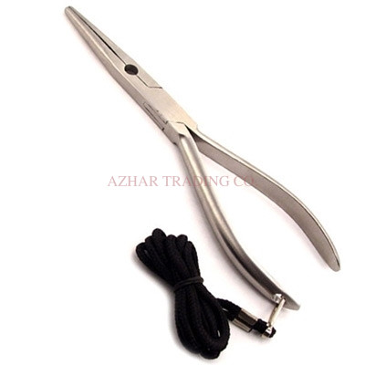 Stainless Steel Fishing Pliers with Safety Lanyard
