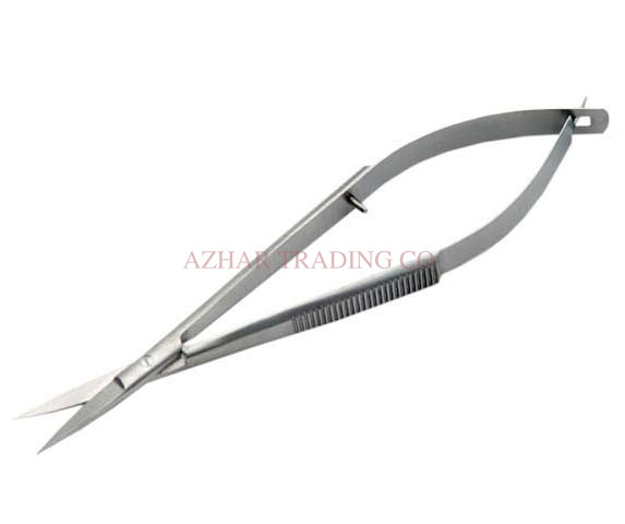 Curved Spring Handle Fly Tying Scissors image 2