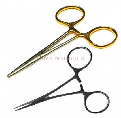 Gold & Black Loop Forceps with Integral Clippers