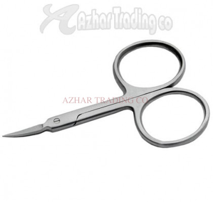 3.5" Narrow Nose Nail Scissors Curved