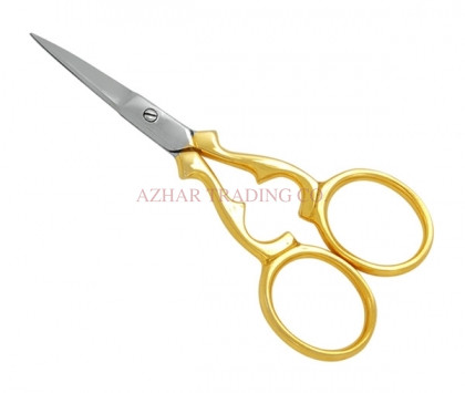 Gold Vine Handle Cuticle Scissor