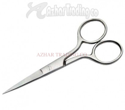 Professional 4.5" Embroidery & Mustache Scissors Stainless Steel