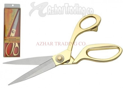 Professional 9.5" Japanese Style Dressmaking Scissors Gold