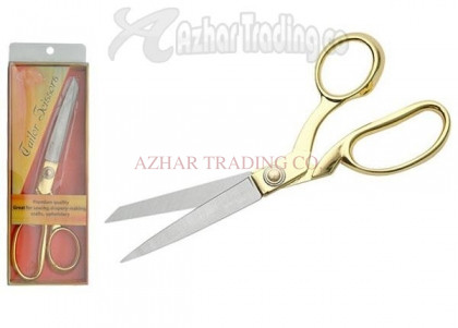 Professional 8.5" Tailor Scissors Gold & Silver Finish