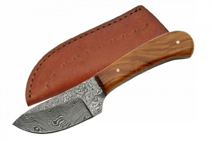 Damascus Skinner Knife (Mixed Handle)