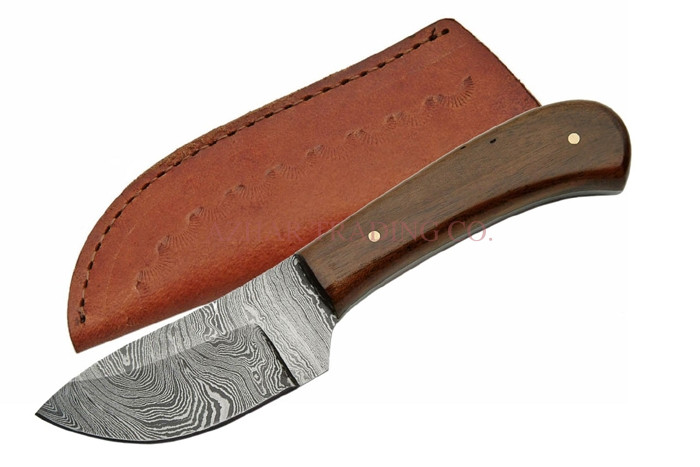 Damascus Skinner Knife (Mixed Handle) image 3